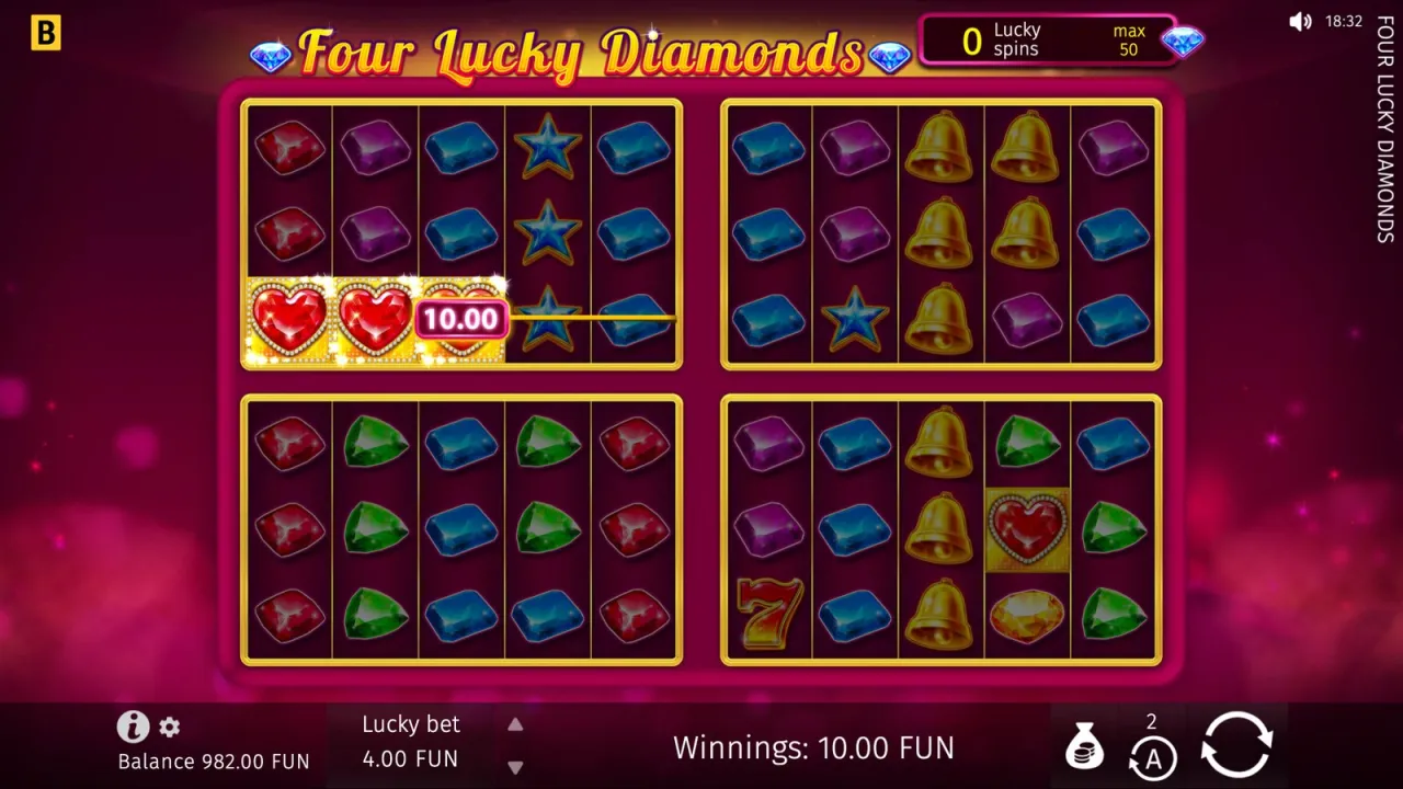 Four Lucky Diamonds slot