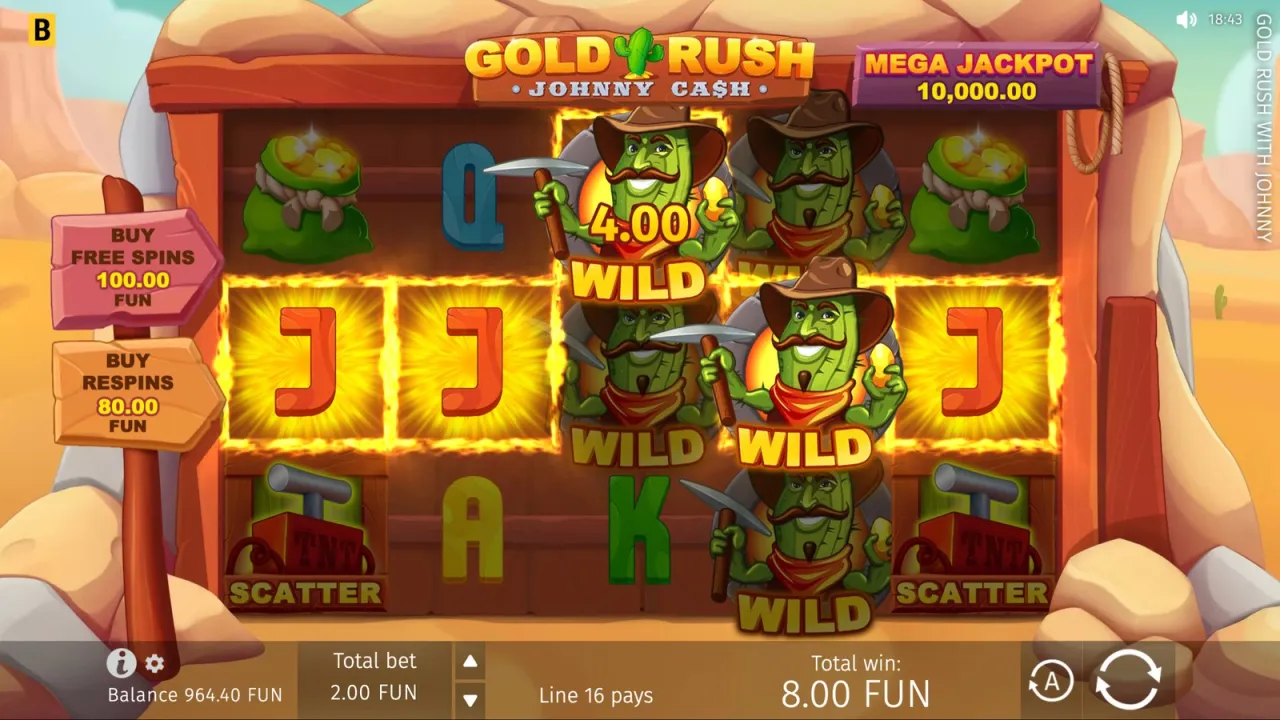 Gold Rush with Johnny Cash slot