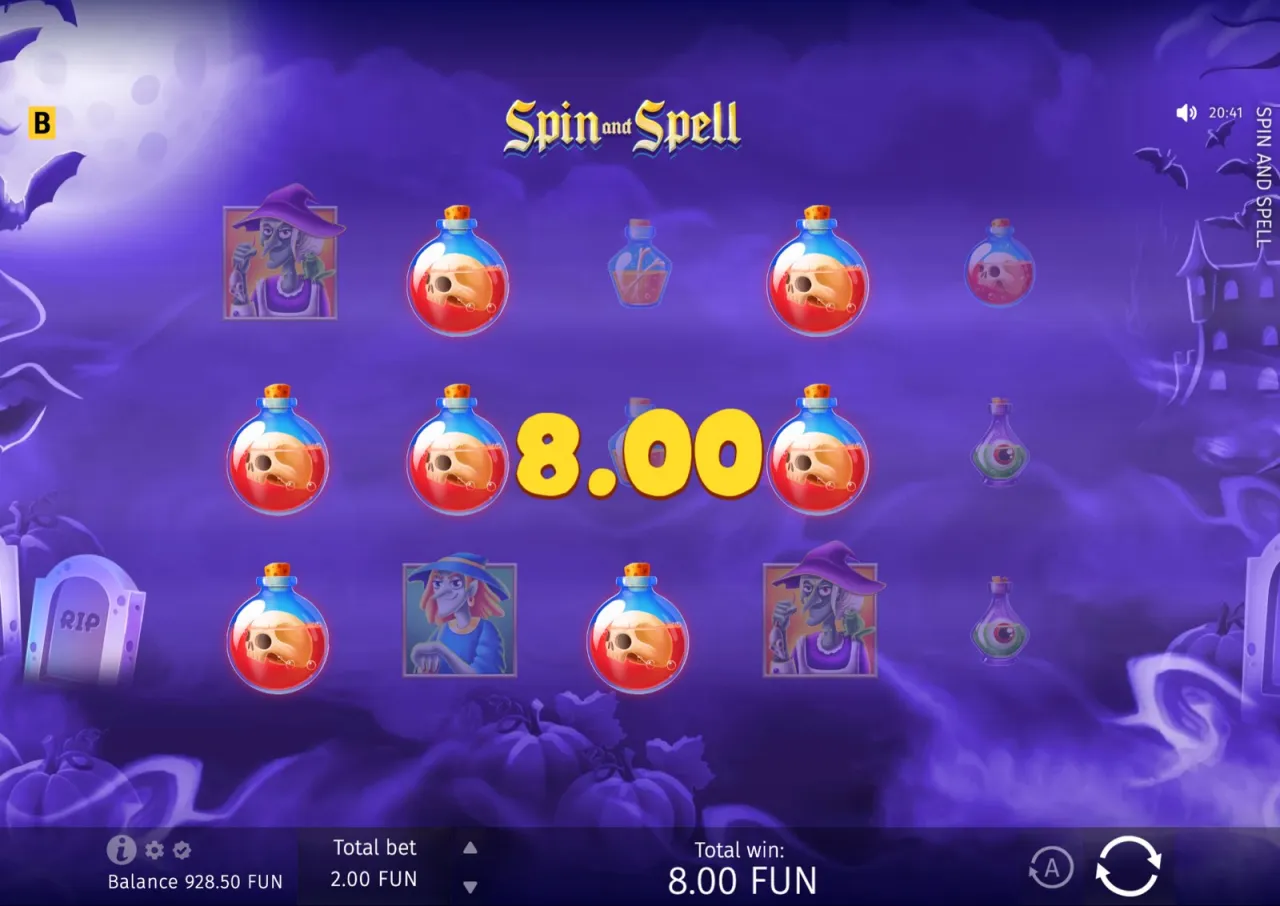 Spin And Spell slot