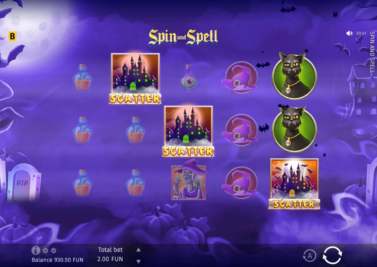 Spin And Spell slot