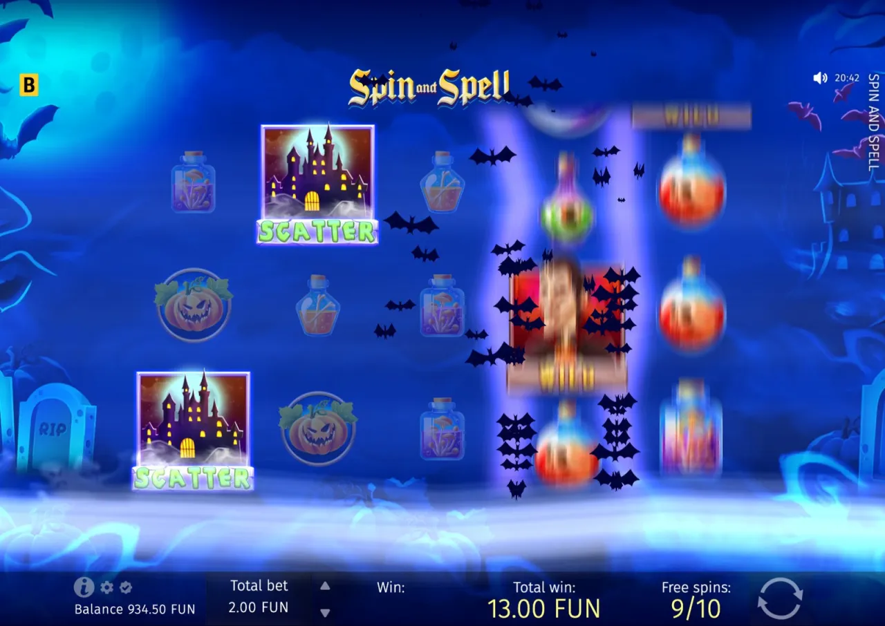 Spin And Spell slot