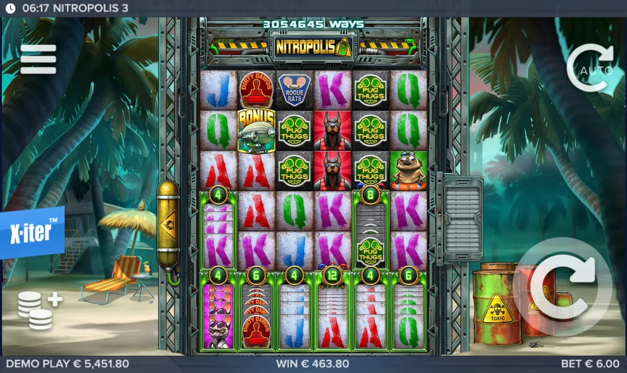 Nitropolis 3 slot