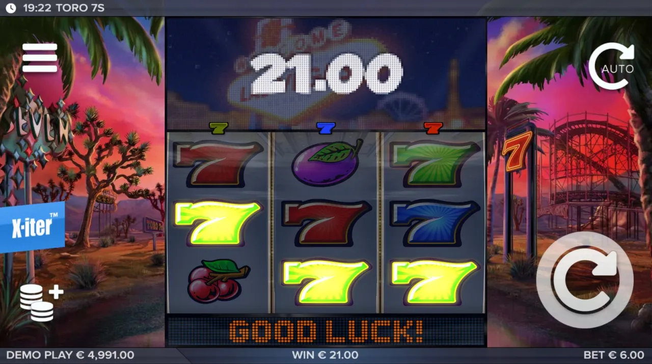 Toro 7s slot