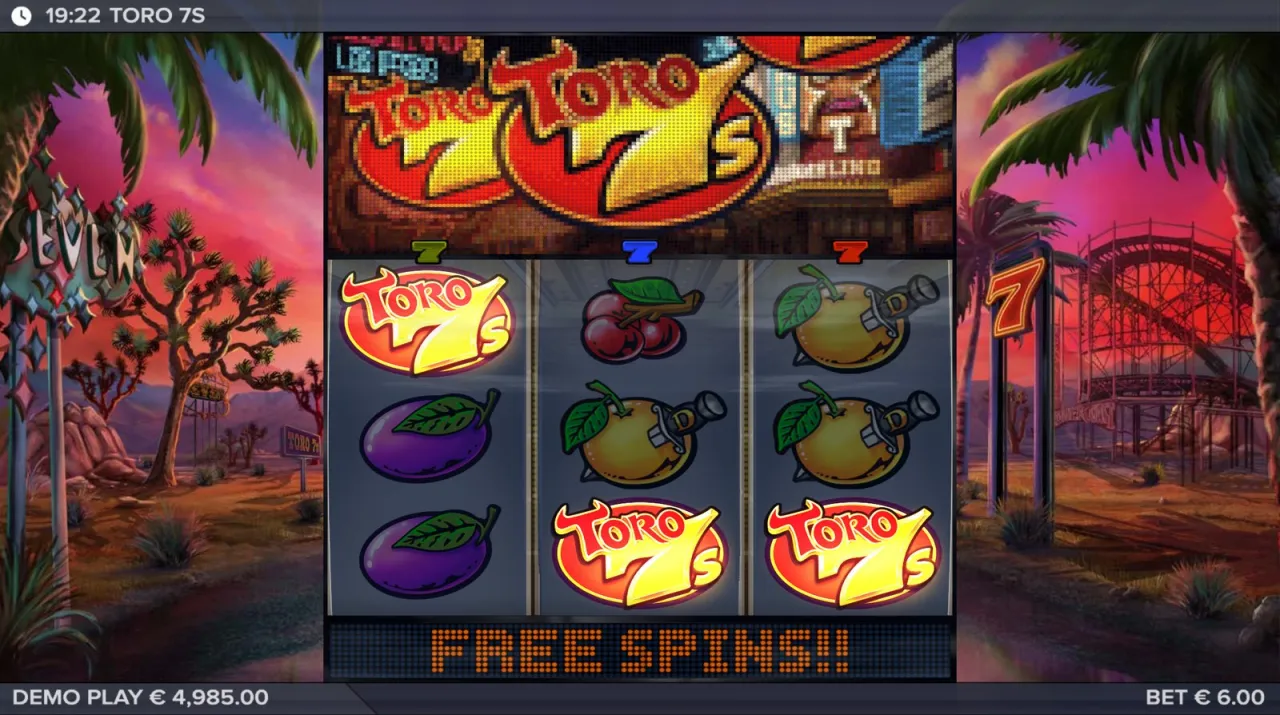 Toro 7s slot
