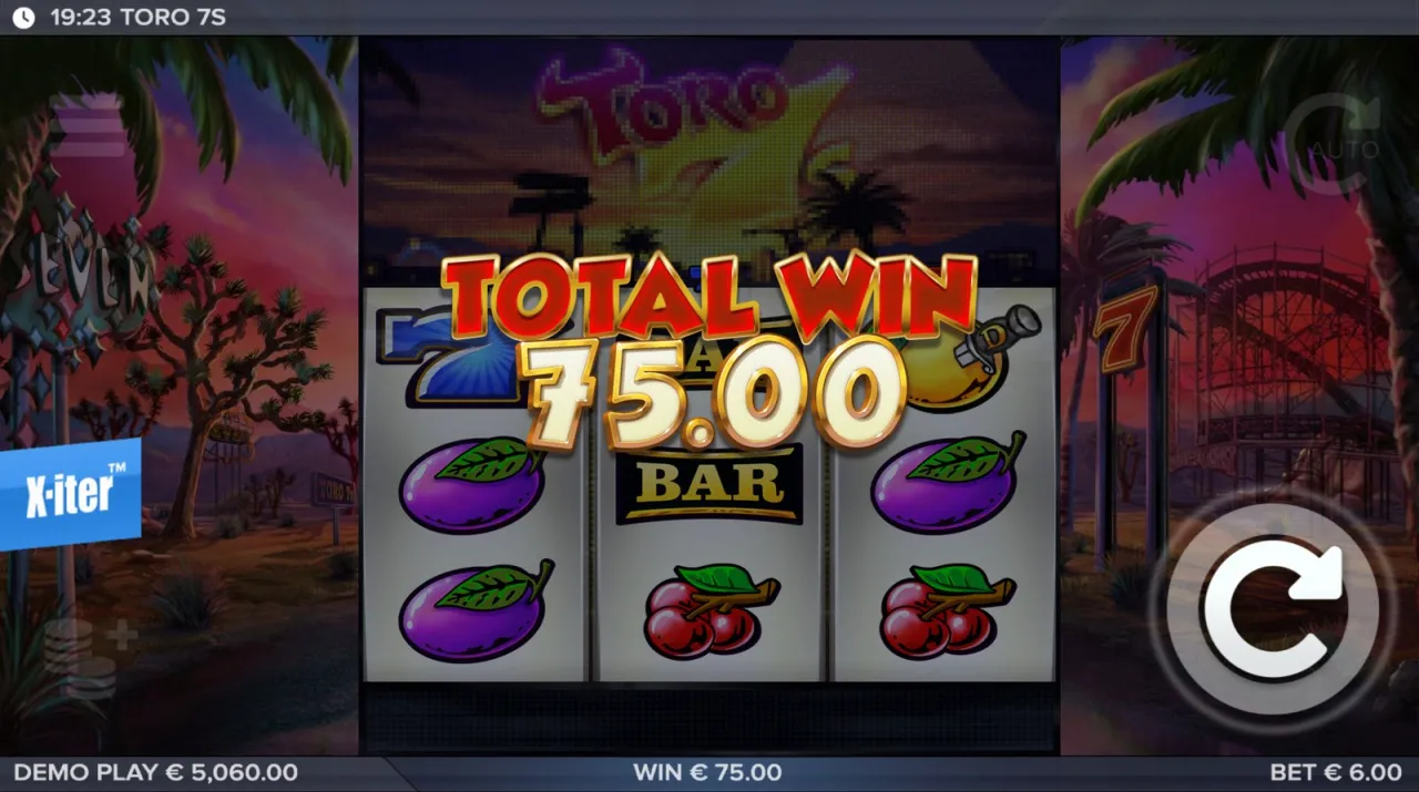 Toro 7s slot