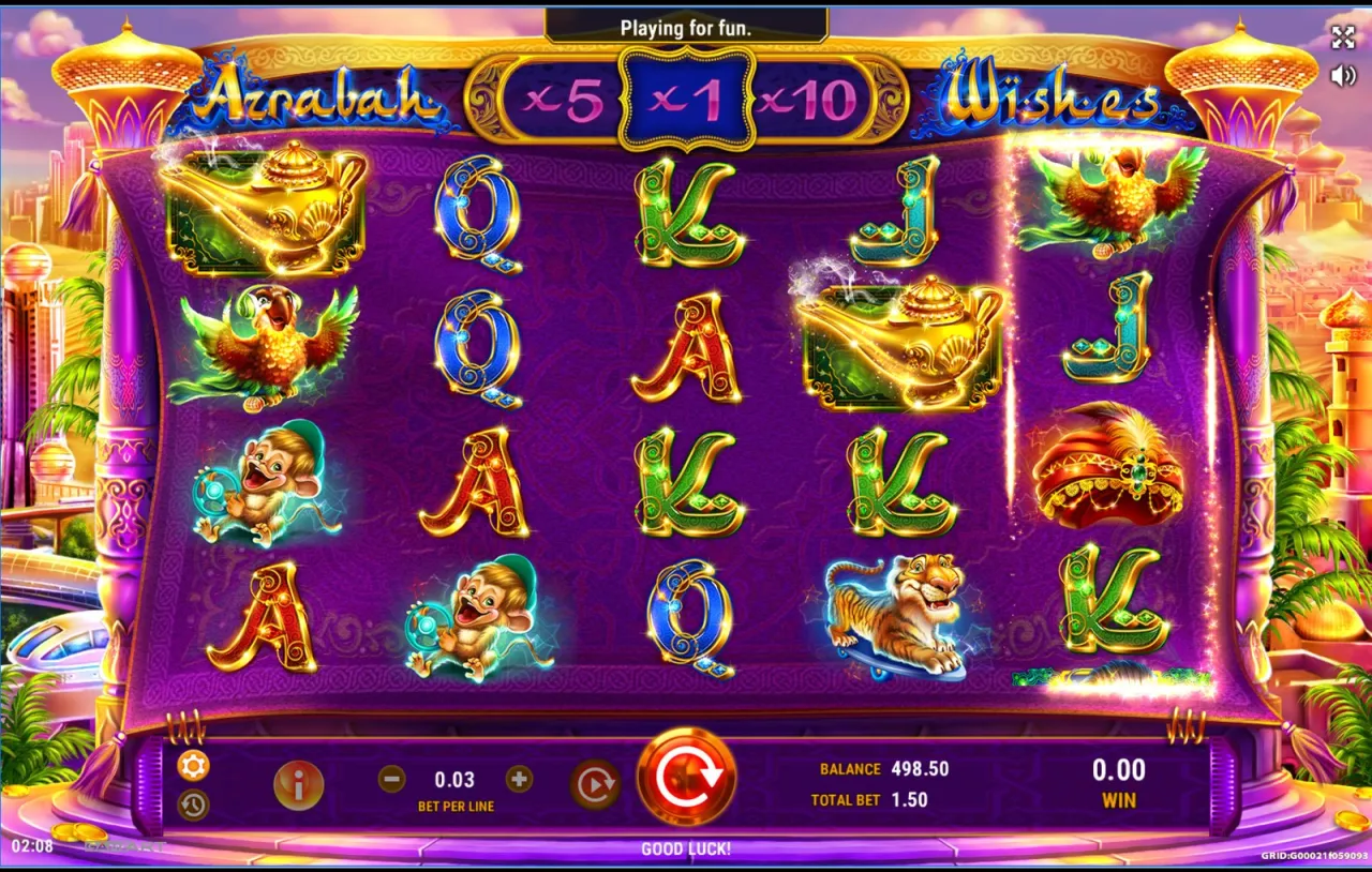 Azrabah Wishes slot