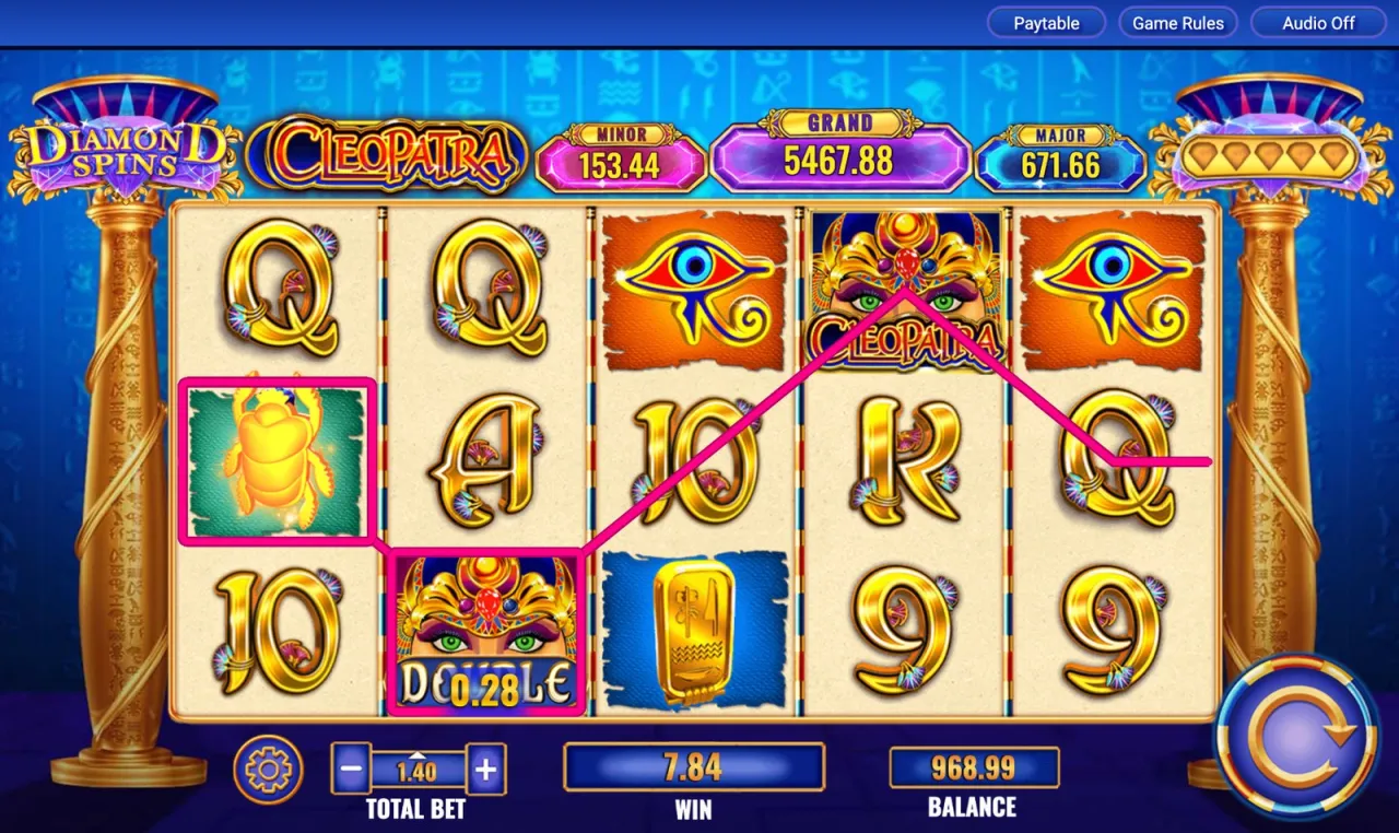 Cleopatra: Diamond Spins slot