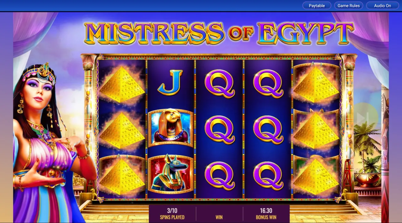 Free spin three of ten, bonus running total 16.30