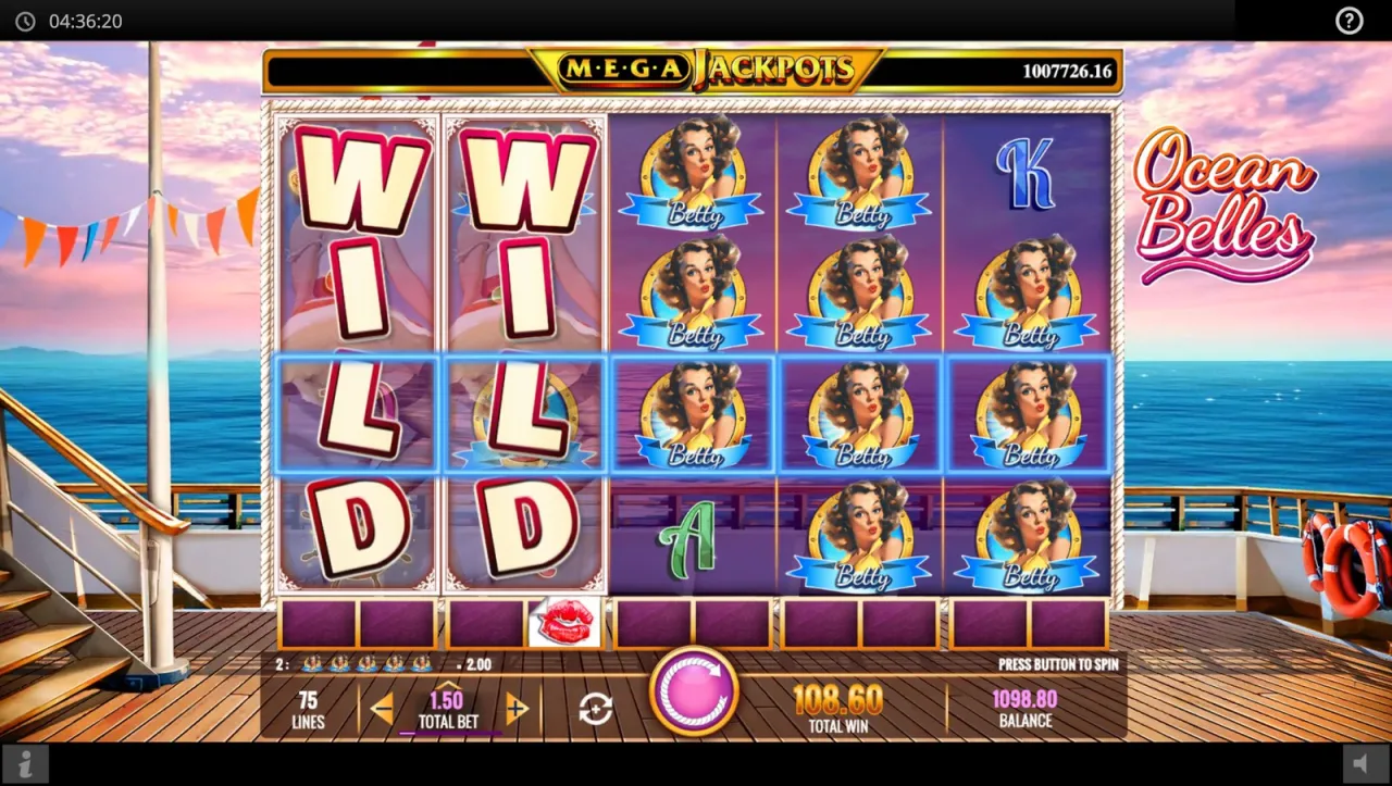 Ocean Belles MegaJackpots slot