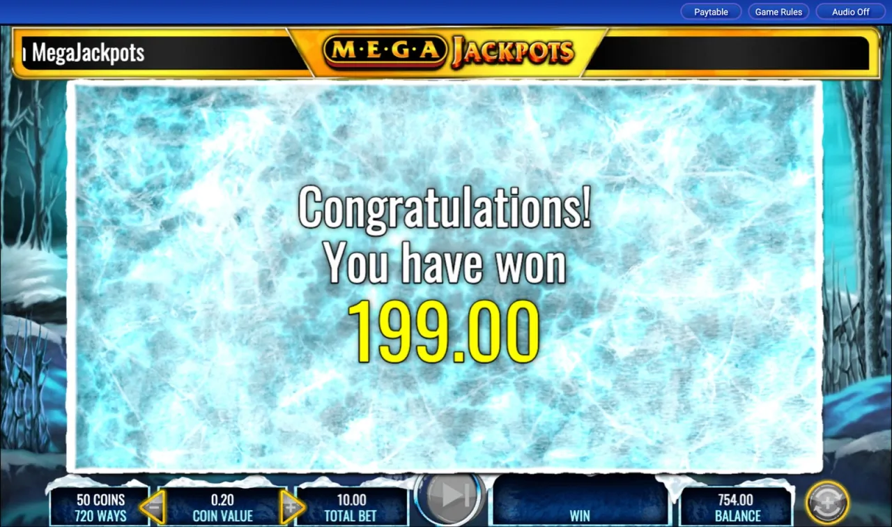 Eight free spins close at 199