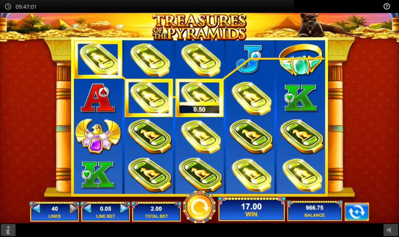 Treasures of the Pyramids slot
