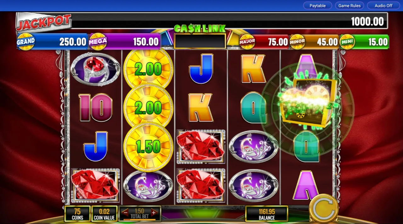 Chest glowing on the last reel as the counter opens