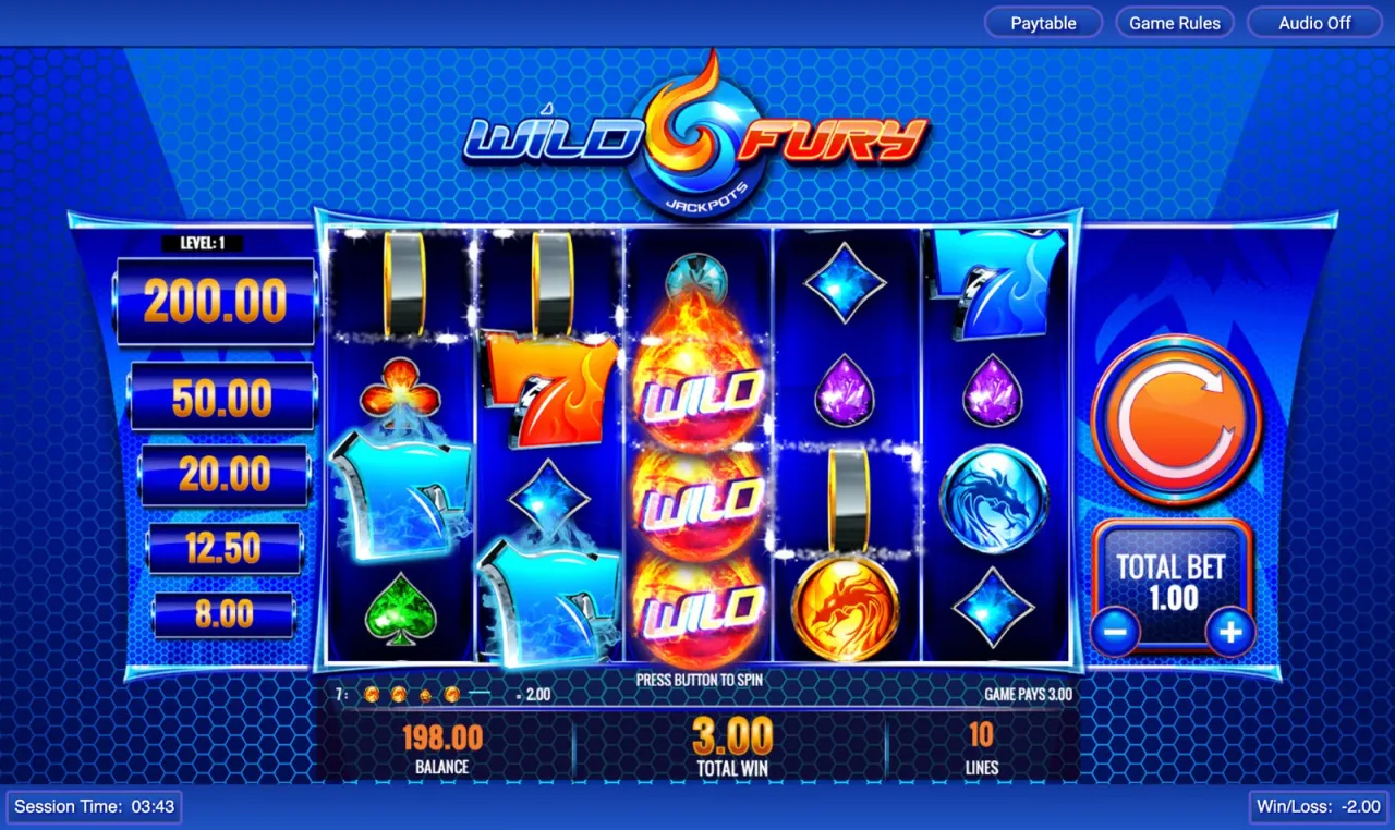 Wild Fury Jackpots slot