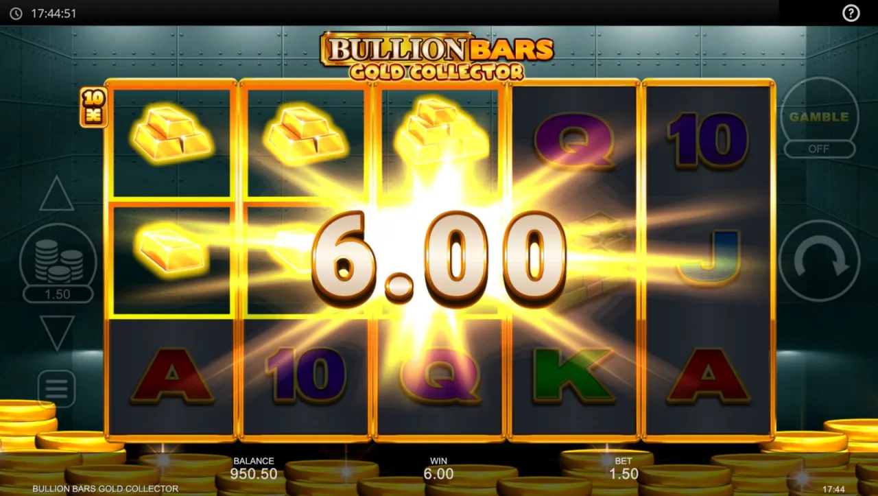Bullion Bars Gold Collector slot