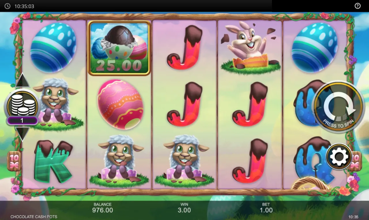 Chocolate Cashpots slot
