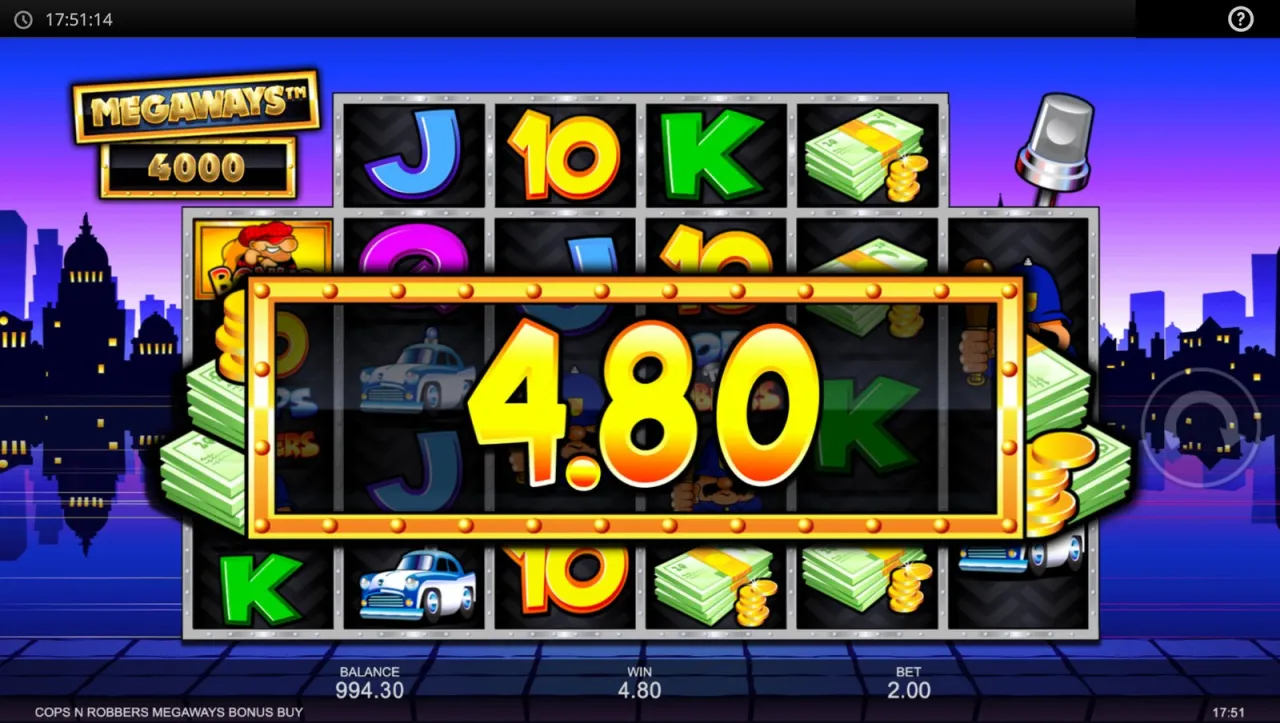 Cops 'n' Robbers Megaways slot