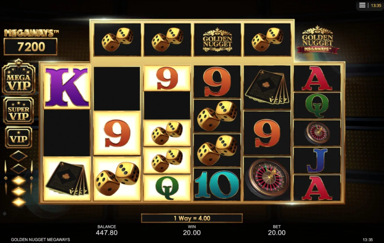 Golden Nugget Megaways slot