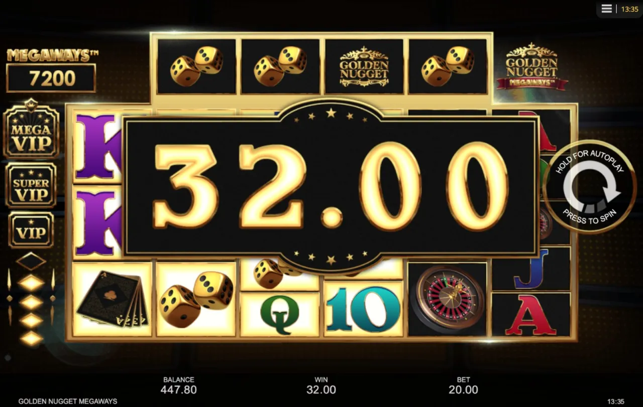 Golden Nugget Megaways slot