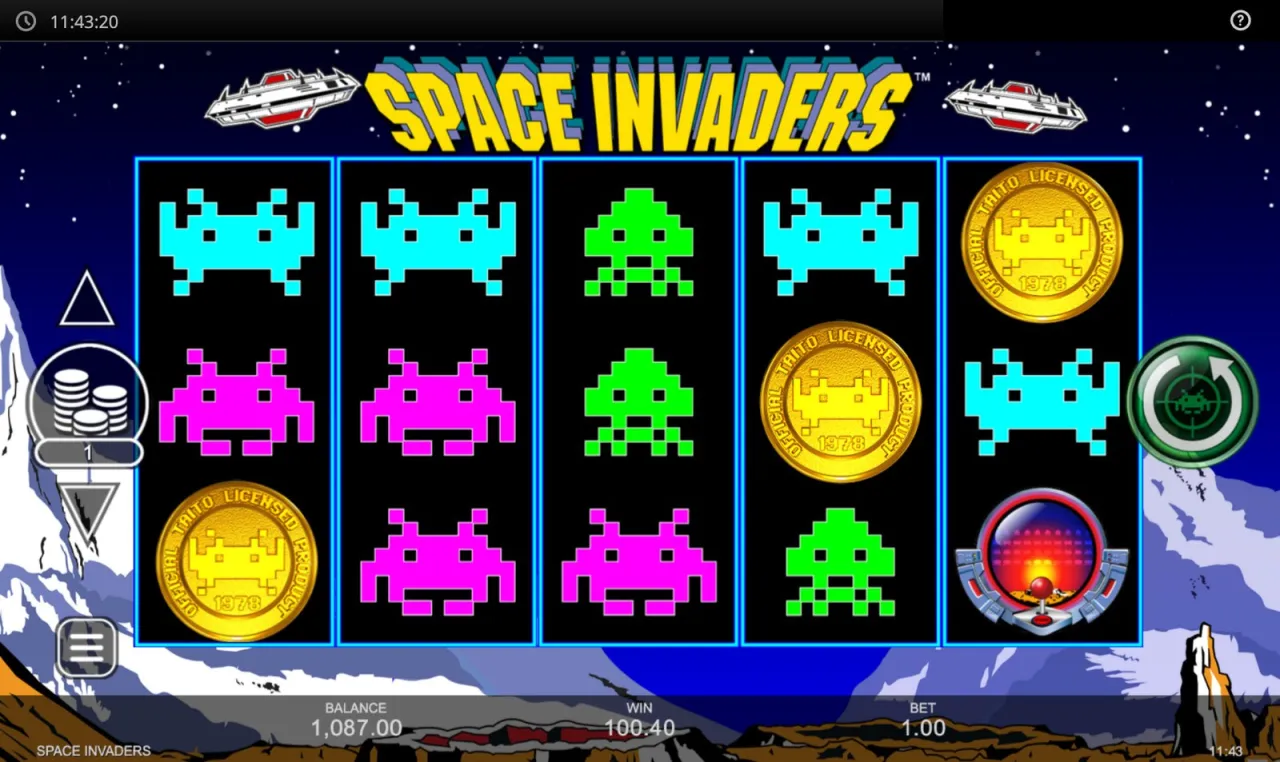 Space Invaders slot