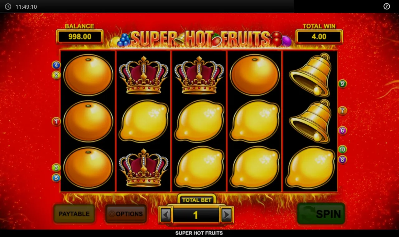 Super Hot Fruits slot