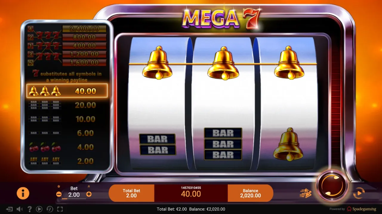 Mega 7 slot