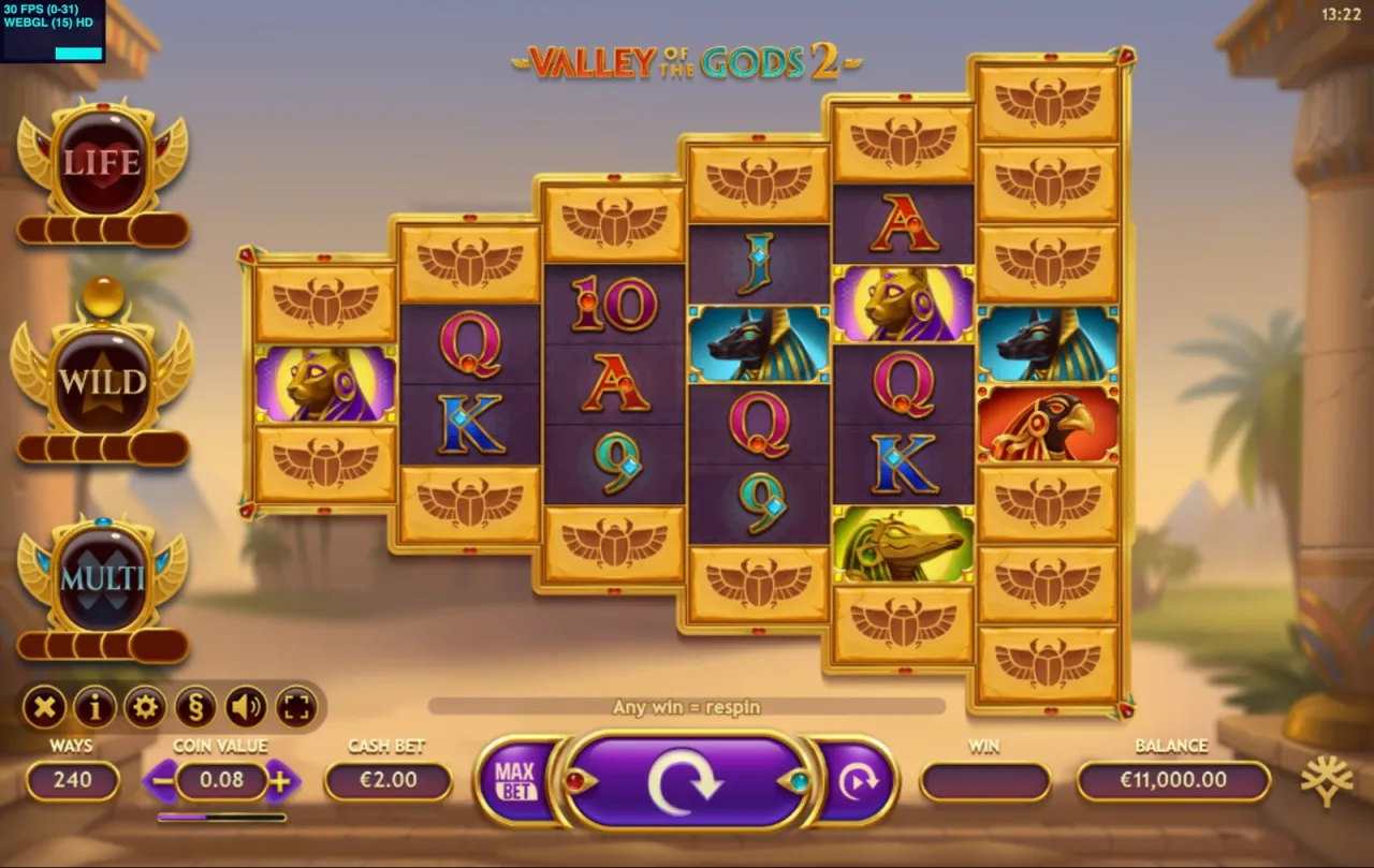 Valley of the Gods 2 slot